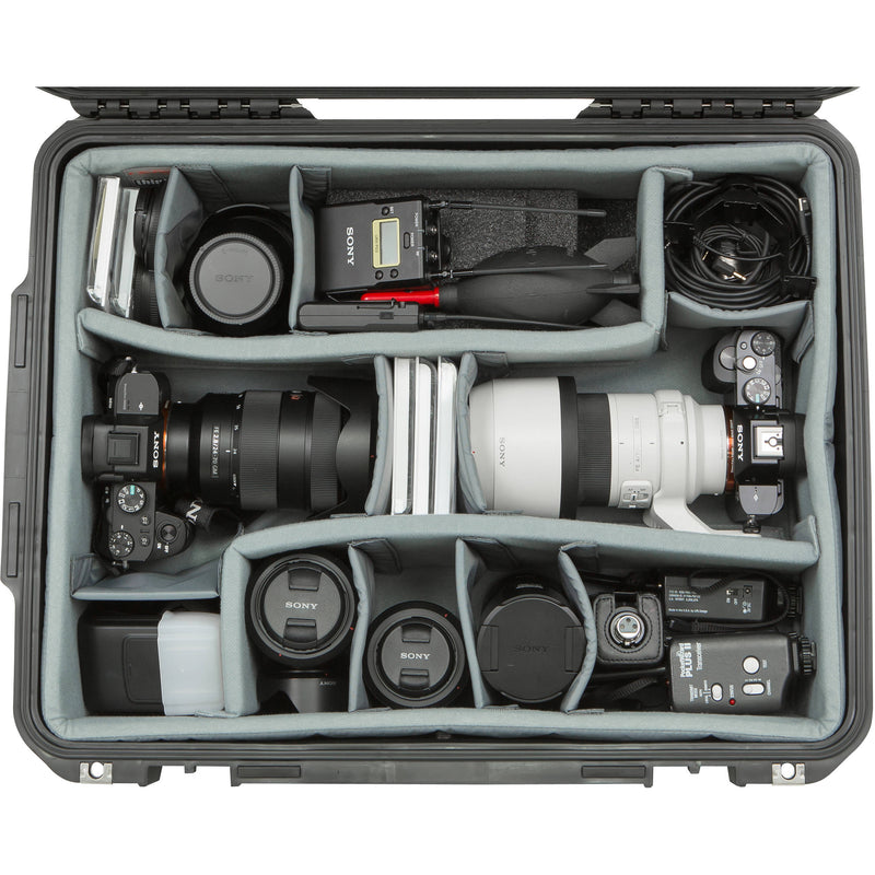 SKB iSeries 2015-7 Case with Think Tank-Designed Photo Dividers &&nbsp;Lid Foam (Black)