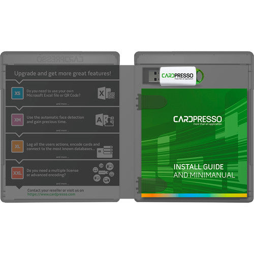 cardPresso XXS ID Card Software (USB Dongle)