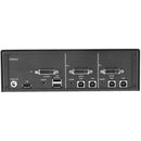 IPGard 2-Port Single-Head Dual-Link DVI-I KVM Switch with CAC Port & 4K Support