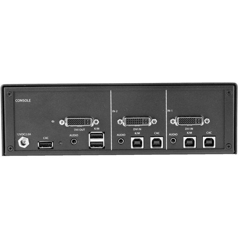 IPGard 2-Port Single-Head Dual-Link DVI-I KVM Switch with CAC Port & 4K Support