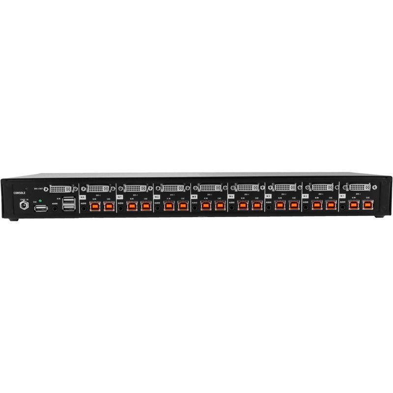 IPGard 8-Port Single-Head Dual-Link DVI-I KVM Switch with CAC Port