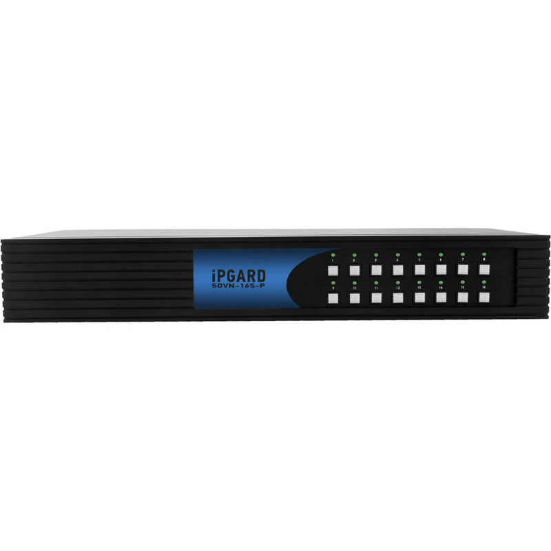 IPGard 16-Port Single-Head Dual-Link DVI-I KVM Switch with CAC Port