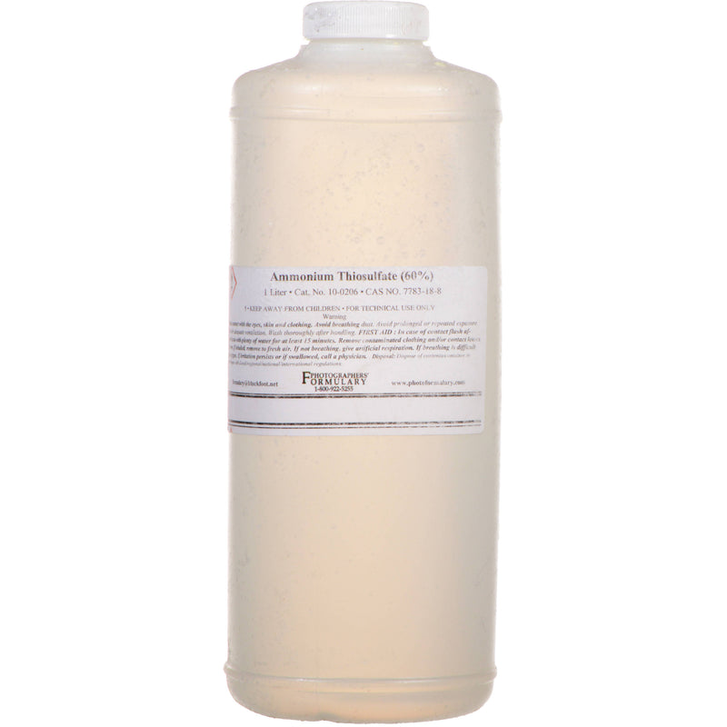 Photographers' Formulary Ammonium Thiosulfate - 1 Liter (.3 Gallons)