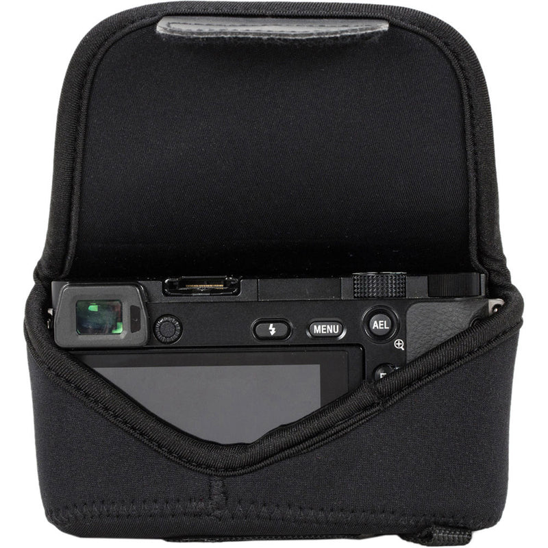 MegaGear Ultralight Neoprene Camera Case for Sony NEX-5/5N/5R with 18-55 Lens (Black)