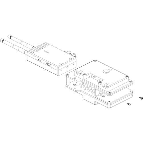 Teradek Dual 14.4V V-Mount Battery Plate for Bolt Pro 300/500/1000/2000/3000 Receivers