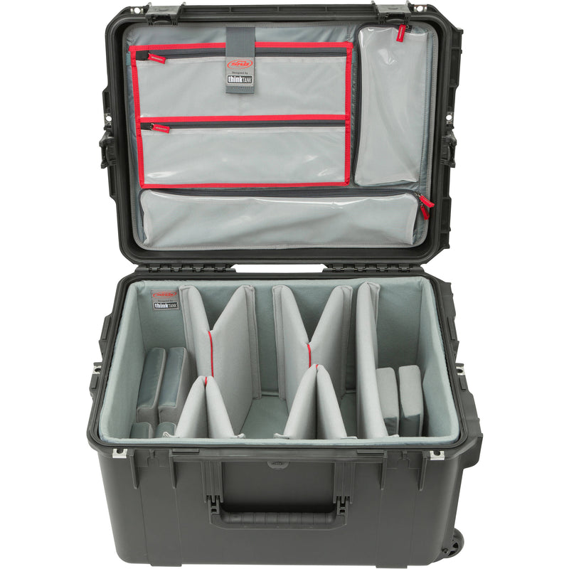 SKB iSeries 2217-12 Case with Think Tank-Designed Video Dividers &&nbsp;Lid Organizer (Black)