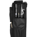 Porta Brace Production Case with Dividers & Off-Road Removable Wheels (Large, Black)