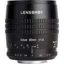 Lensbaby Velvet 85mm f/1.8 Lens for Fujifilm X