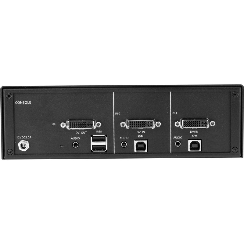 IPGard 2-Port Single-Head Dual-Link DVI-I KVM Switch with 4K Support