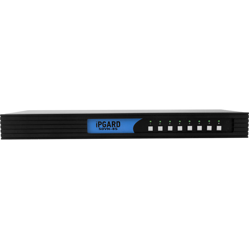 IPGard 8-Port Single-Head Dual-Link DVI-I KVM Switch