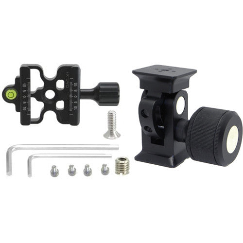 Desmond DMH-2 & 50mm DAC-X1 Clamp Tripod Tilt Head for Arca-Type RRS Lever Clamps