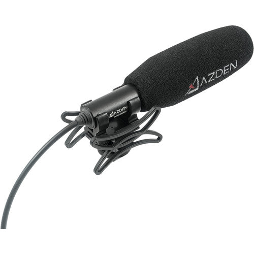 Azden SGM-250CX Compact Shotgun Microphone with Furry Windshield Kit