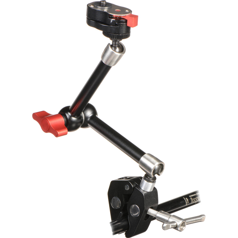 GyroVu Adjustable Clamp with Heavy-Duty 11" Articulated Arm Monitor Mount & Quick Release System