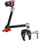 GyroVu Adjustable Clamp with Heavy-Duty 11" Articulated Arm Monitor Mount & Quick Release System