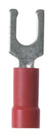 PANDUIT PV18-6LF-MY TERMINAL, FORK TONGUE, M3.5, 18AWG, RED