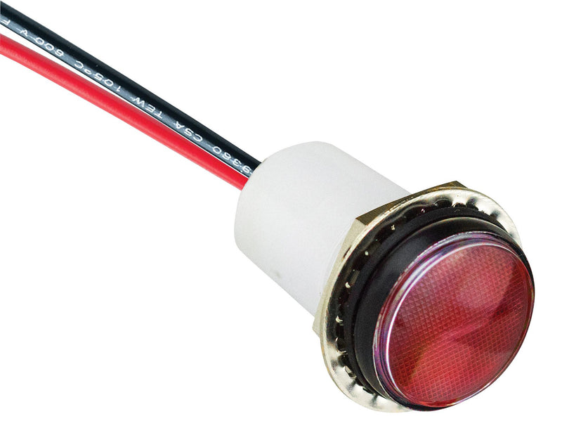 VCC (VISUAL COMMUNICATIONS COMPANY) PML50RFVW PANEL INDICATOR, 17.5MM, RED, 28VDC