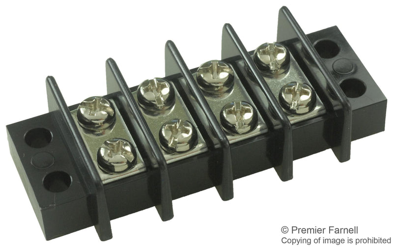 MULTICOMP MC24328 TERMINAL BLOCK, BARRIER, 4 POSITION, 22-14AWG