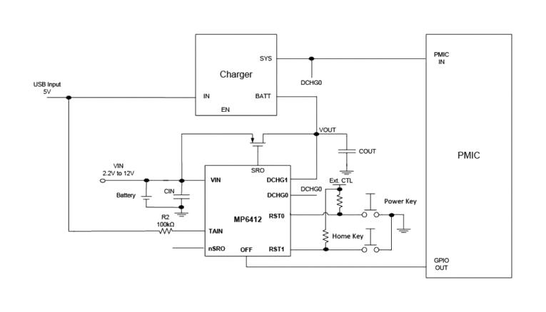 Monolithic Power Systems (MPS) MP6412GQGU-Z MP6412GQGU-Z Hot-Swap Controller 2.2V to 12V UTQFN-10