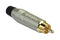 Amphenol SINE/TUCHEL ACPR-SBK RCA (Phono) Audio / Video Connector 2 Contacts Plug Gold Plated Zinc Alloy Body