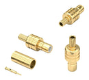 Wurth Elektronik 61626021210620 RF / Coaxial Connector SMB Straight Jack Crimp 50 ohm RG316DB Brass