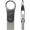 Silicon Power 64GB Mobile C80 USB 3.0 Flash Drive (Titanium)