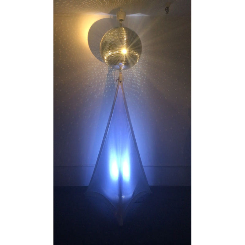 Eliminator Lighting Decor Mirror Ball Stand with Motor