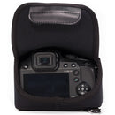 MegaGear Ultra-Light Neoprene Case with Carabiner for Panasonic LUMIX DC-FZ80/FZ82 (Black)