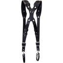 RL Handcrafts Clydesdale Pro Dual Leather Camera Harness (Medium, Black)