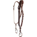 RL Handcrafts Clydesdale Pro Dual Leather Camera Harness (Medium, Coffee)