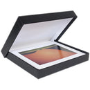 Archival Methods Onyx Portfolio Box (5 x 7 x 1.4", Black Buckram with White Interior)