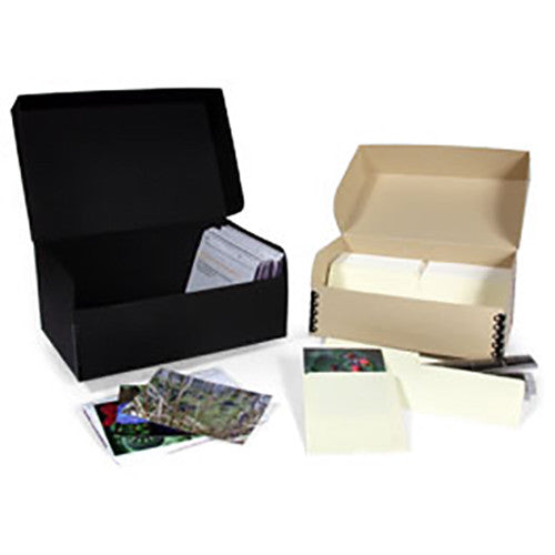 Archival Methods Hinged Lid Box (7.6 x 5.6 x 5.4", Black)