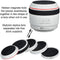 FotodioX LenzCoaster Lens Replica Coaster Set (White and Black)