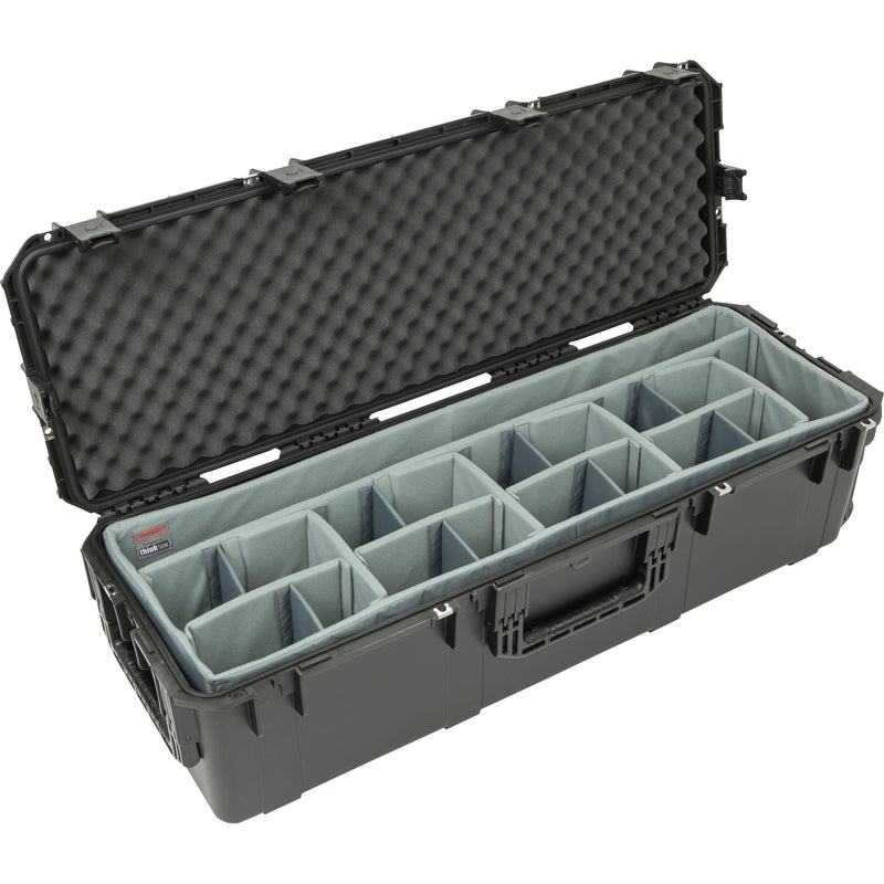 SKB iSeries 4213-12 Case with Think Tank-Designed Lighting/Stand Dividers &&nbsp;Lid Foam (Black)