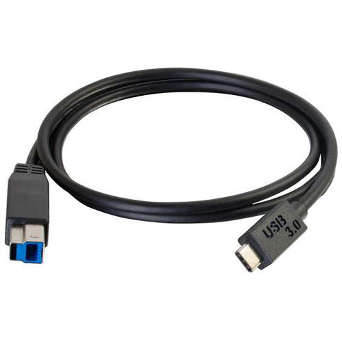 C2G USB 3.0 Type-C to USB Type-B Cable (3', Black)