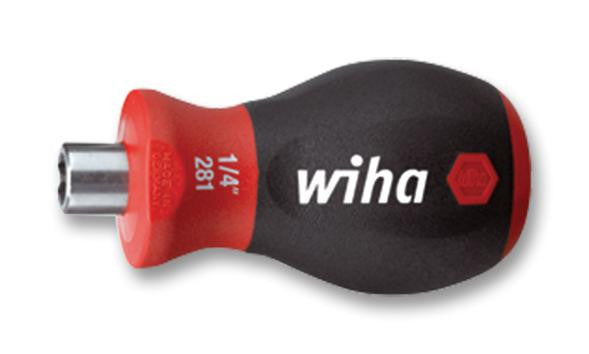 WIHA 28101 BIT HOLDER, CHUBBY, MAGNETIC, 1/4"