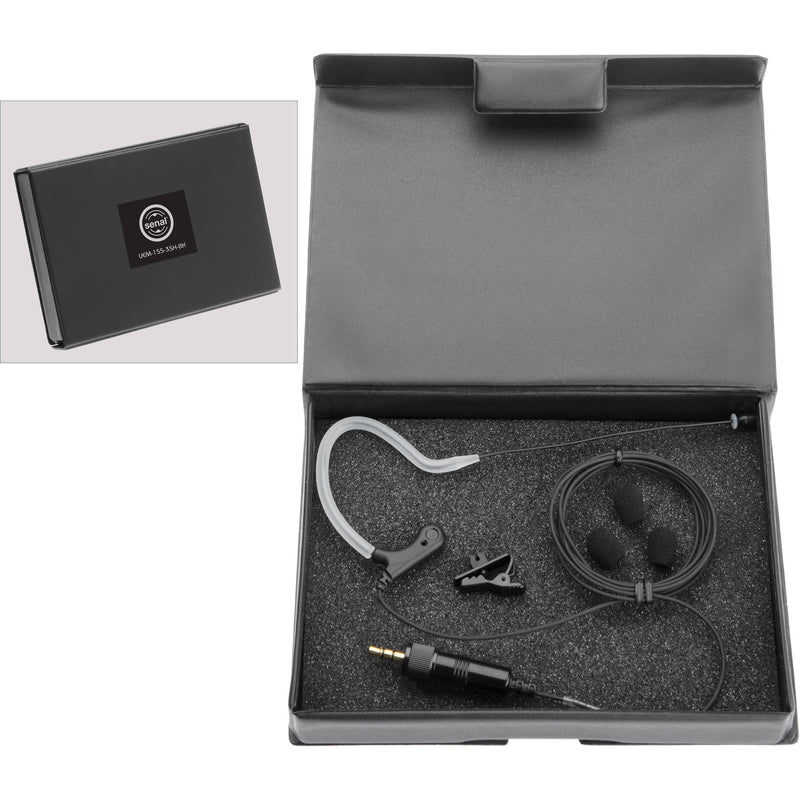 Senal UEM-155-35H-BK Omni Earset Microphone with 3.5mm Locking Connector for Sennheiser Transmitters (Black)