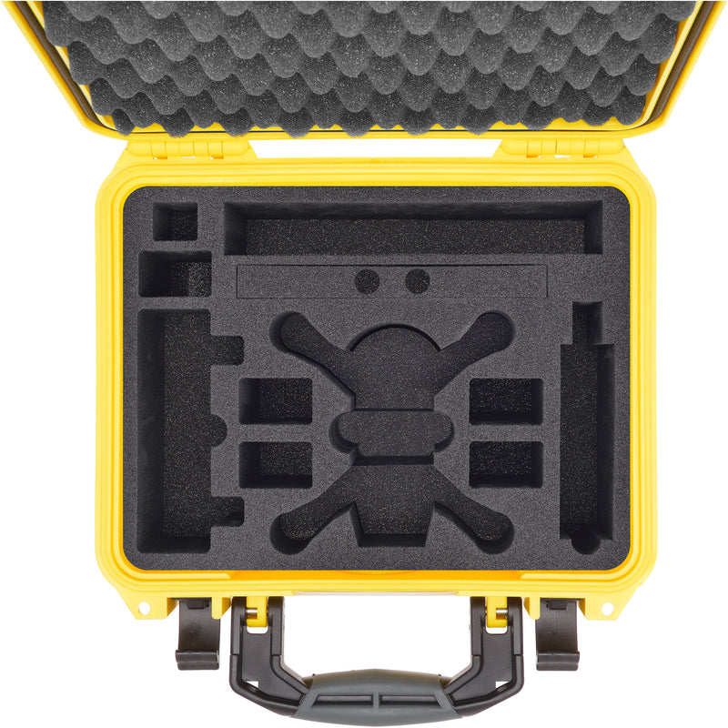 HPRC HPRC2300 Case with Custom Foam for DJI Spark Fly More Combo Kit (Yellow)