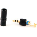 Cable Techniques 3.5mm TRS Locking Connector (Black)