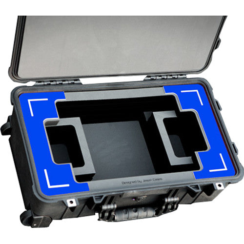 Jason Cases Custom Hard Case for SmallHD 1303 Monitor (Blue Overlay)