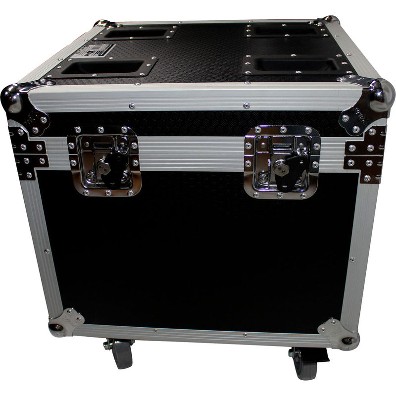 ProX Heavy-Duty Utility Flight Case with Casters (Black)