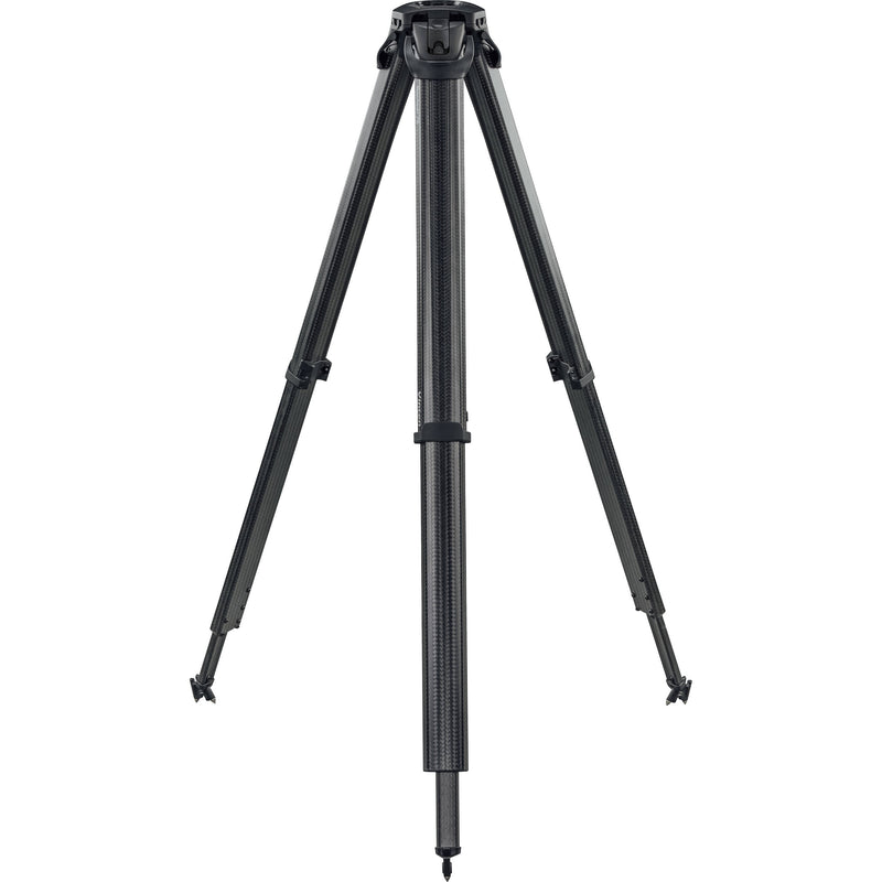 Vinten System Vision blue3 Head with Flowtech 75 Carbon Fiber Tripod, Mid-Level Spreader, and Rubber Feet