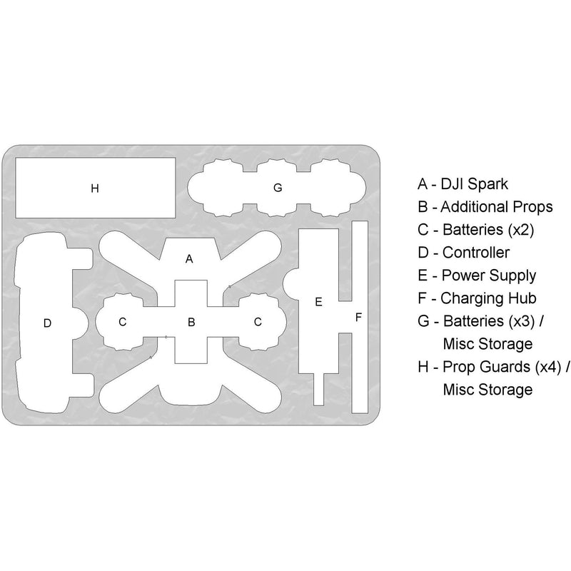 DORO Cases Hard Case for DJI Spark