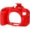 easyCover Silicone Protection Cover for Canon 90D (Red)