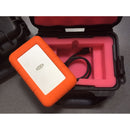 Turtle Waterproof Airtight Case with Insert Foam for LaCie Rugged Drive/G-DRIVE ev