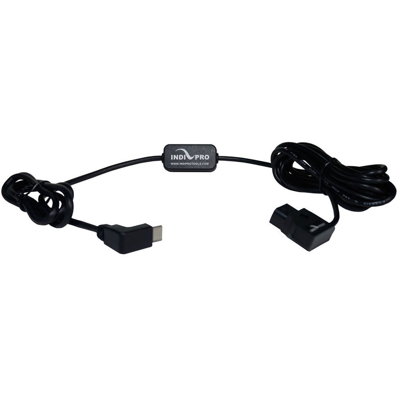 IndiPRO Tools D-Tap to Regulated Right-Angle USB Type-C Cable for GoPro HERO5 Black (10')