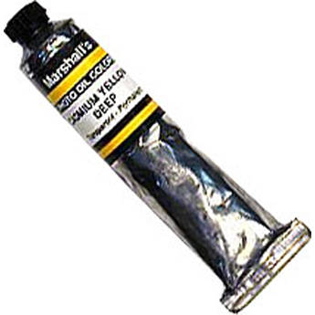 Marshall Retouching Oil Color Paint/Extra Strong: Cadmium Yellow Deep - 1/2x2" Tube