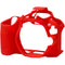 easyCover Silicone Protection Cover for Canon 90D (Red)