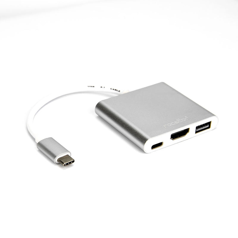 Rocstor USB-C to HDMI Multi-Port Adapter (USB-C to VGA/USB-C (3.1)/USB 3.0 Converter)