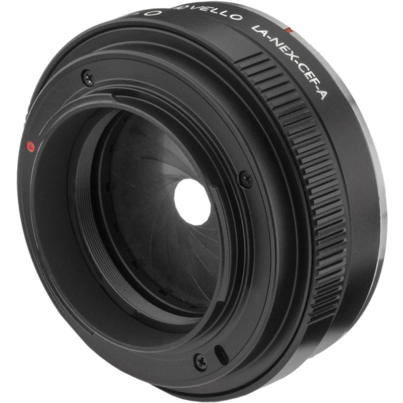 Vello Canon EF/EF-S Lens to Sony E-Mount Camera Lens Adapter with Aperture Control