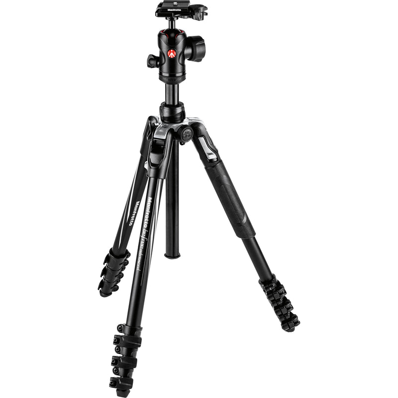 Manfrotto Befree Advanced Travel Aluminum Tripod with Ball Head (Lever Locks, Black)